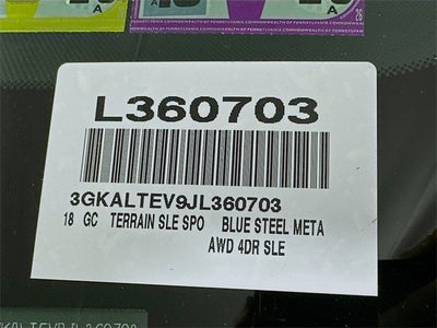 2018 GMC Terrain SLE