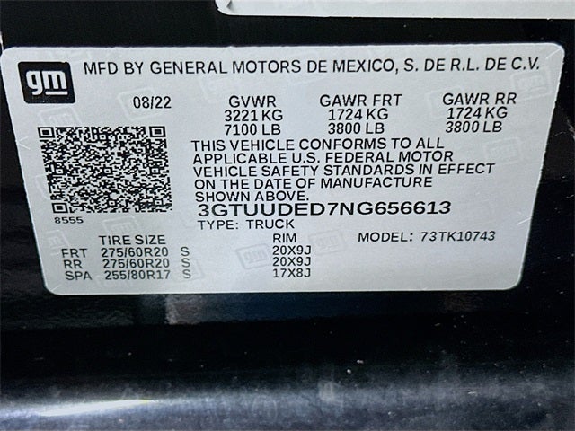 2022 GMC Sierra 1500 SLT