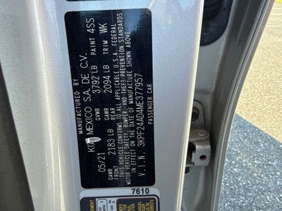 2021 Kia Forte LXS