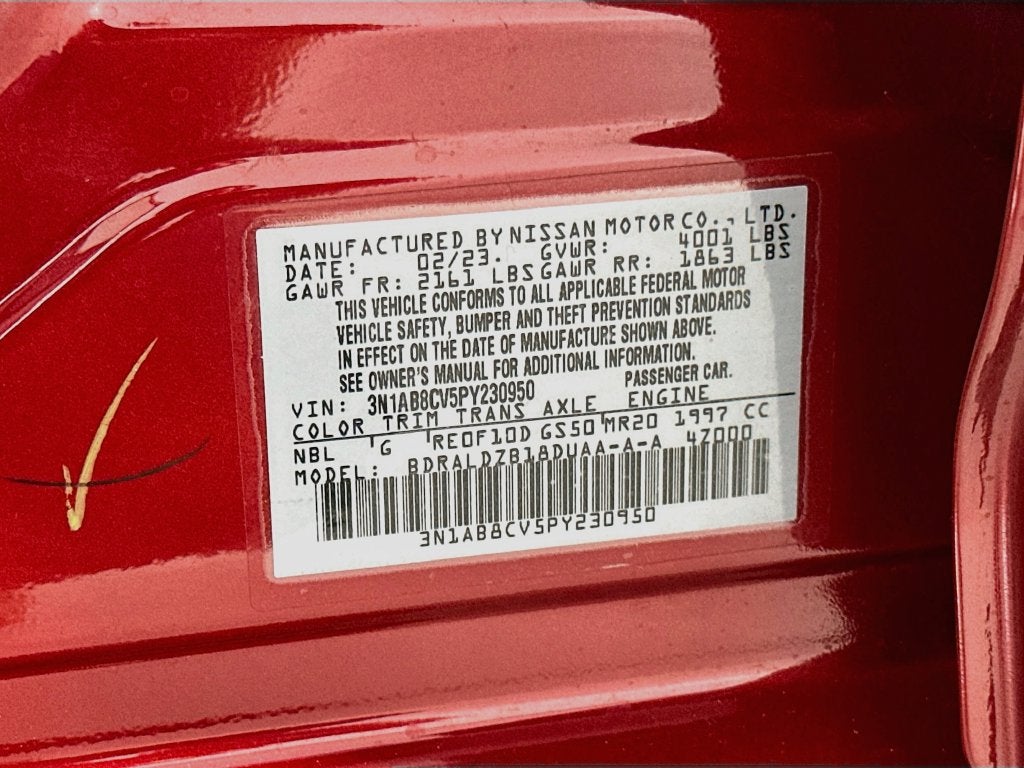 2023 Nissan Sentra SV