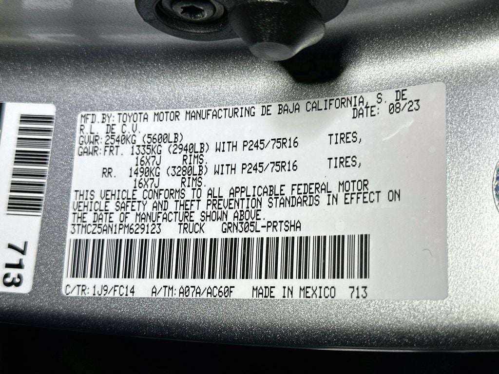 2023 Toyota Tacoma SR5 V6