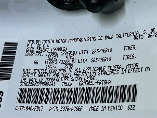 2022 Toyota Tacoma TRD Off-Road V6