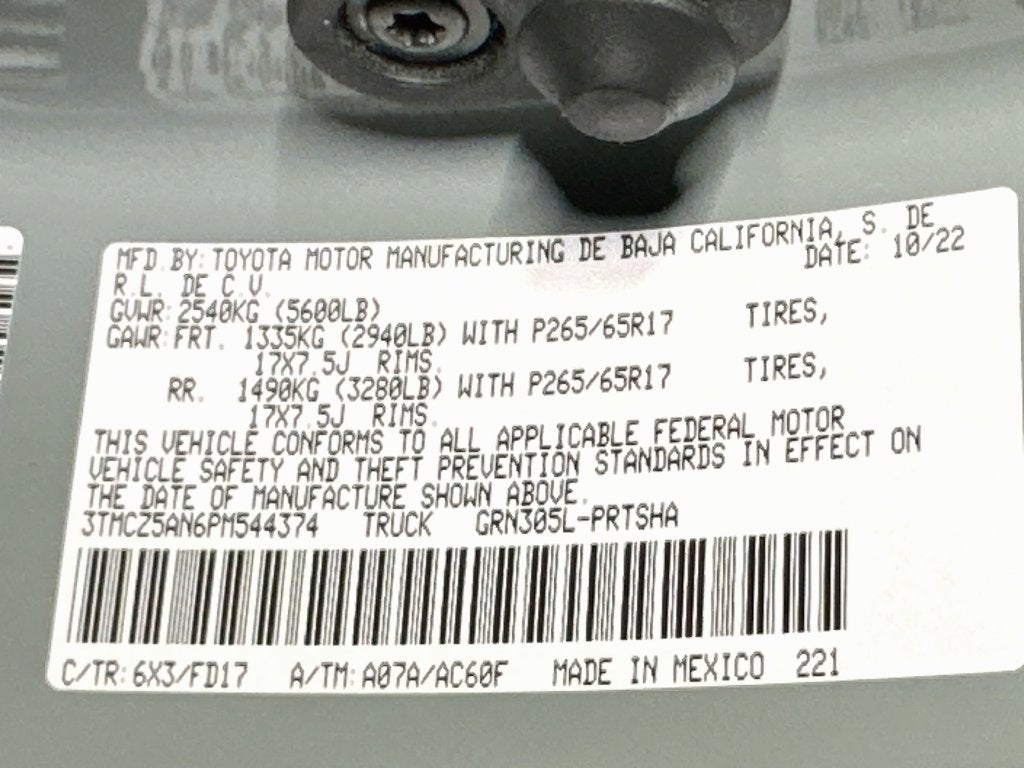 2023 Toyota Tacoma TRD Sport V6
