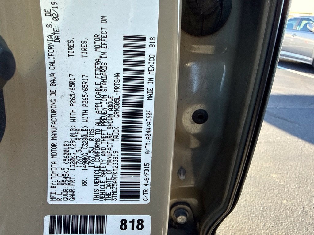 2019 Toyota Tacoma TRD Sport V6