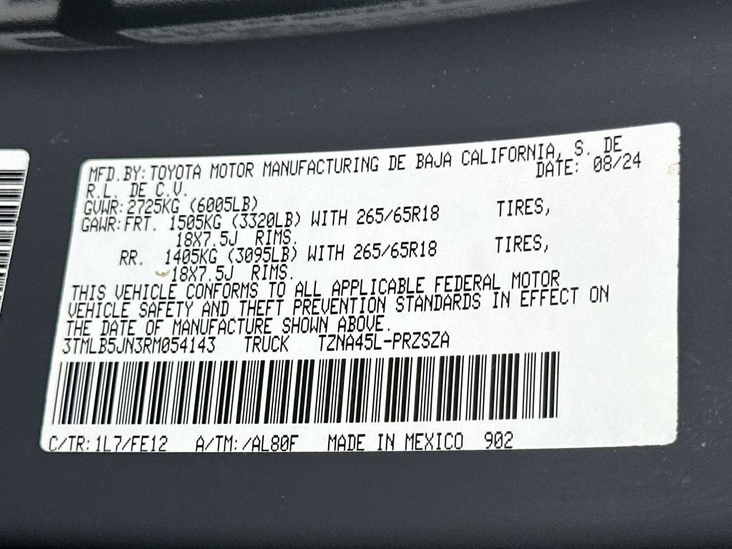 2024 Toyota Tacoma TRD Sport