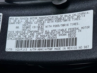 2014 Toyota Tacoma Base V6