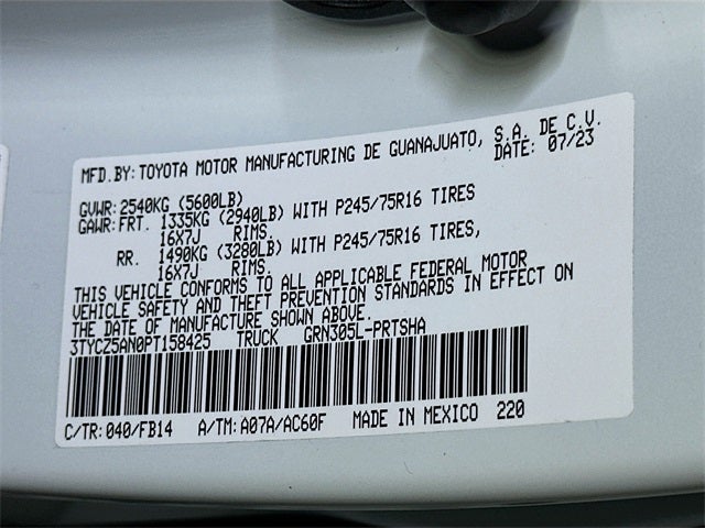 2023 Toyota Tacoma SR V6