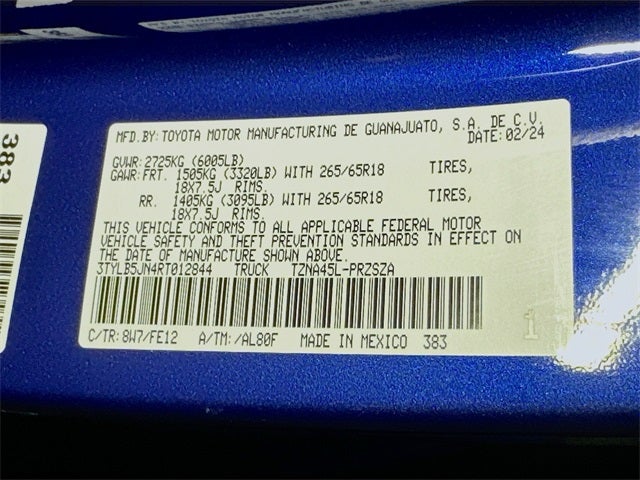 2024 Toyota Tacoma Base