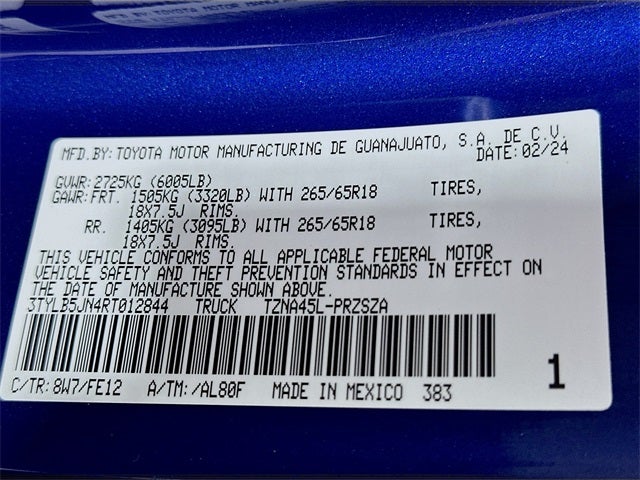 2024 Toyota Tacoma Base