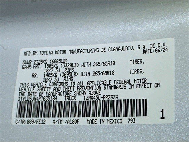 2024 Toyota Tacoma TRD Sport