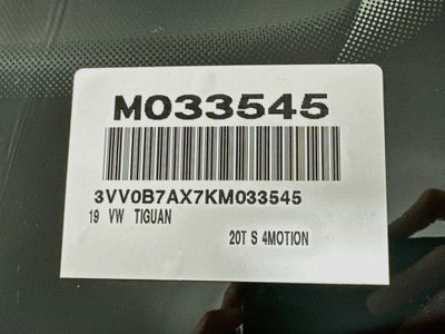 2019 Volkswagen Tiguan 2.0T S 4Motion