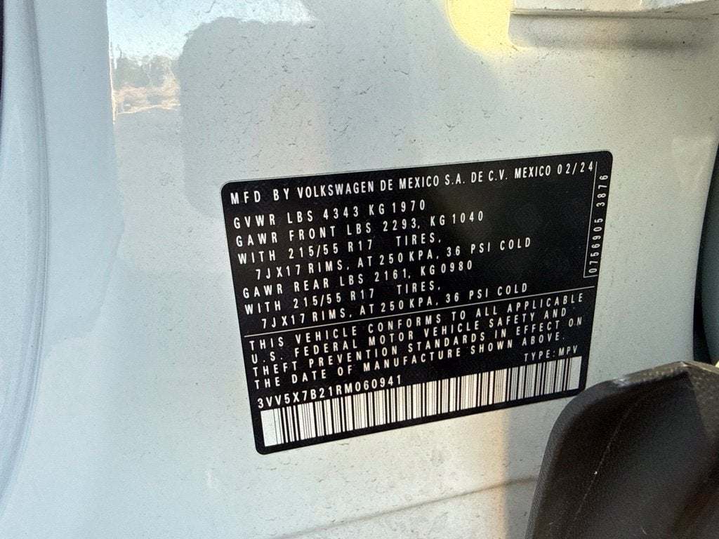 2024 Volkswagen Taos 1.5T S