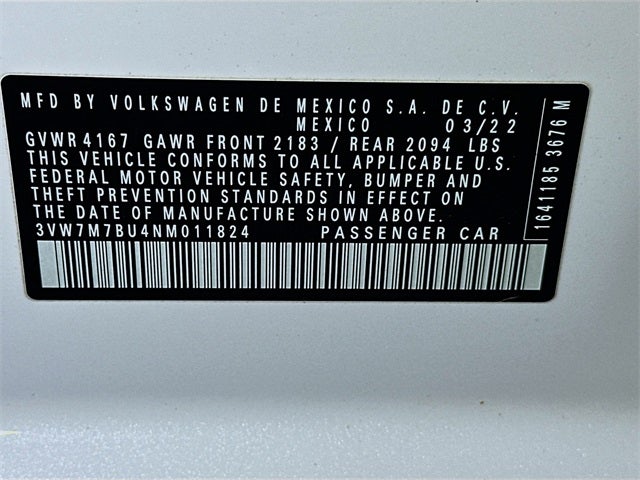 2022 Volkswagen Jetta 1.5T SE