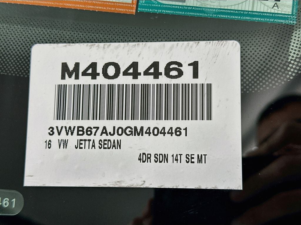 2016 Volkswagen Jetta 1.4T SE