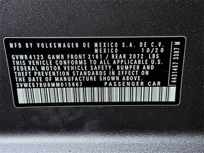 2021 Volkswagen Jetta SEL