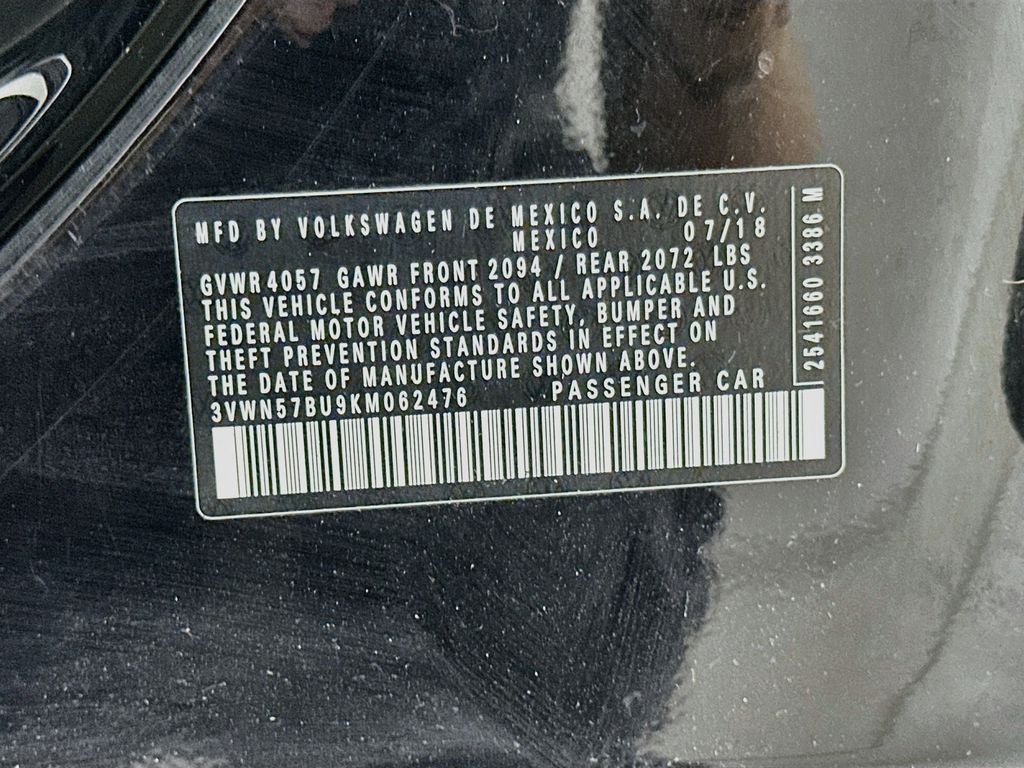 2019 Volkswagen Jetta 1.4T S