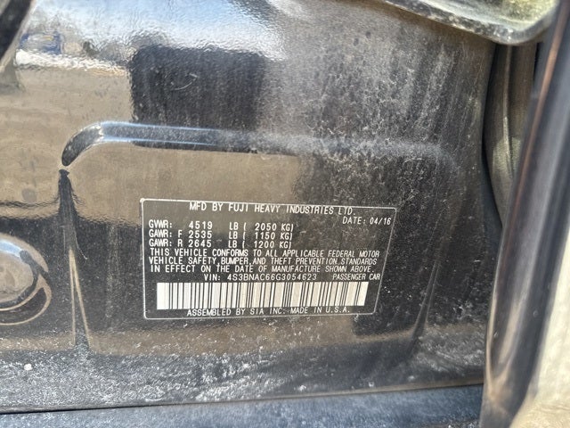 2016 Subaru Legacy 2.5i Premium