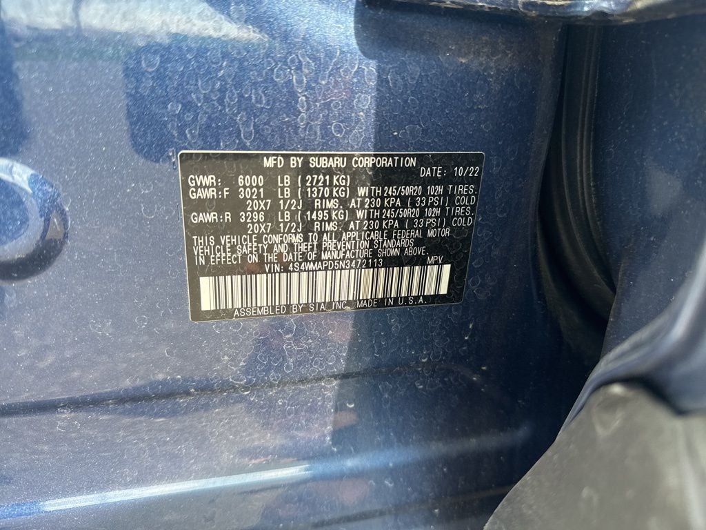 2022 Subaru Ascent Limited