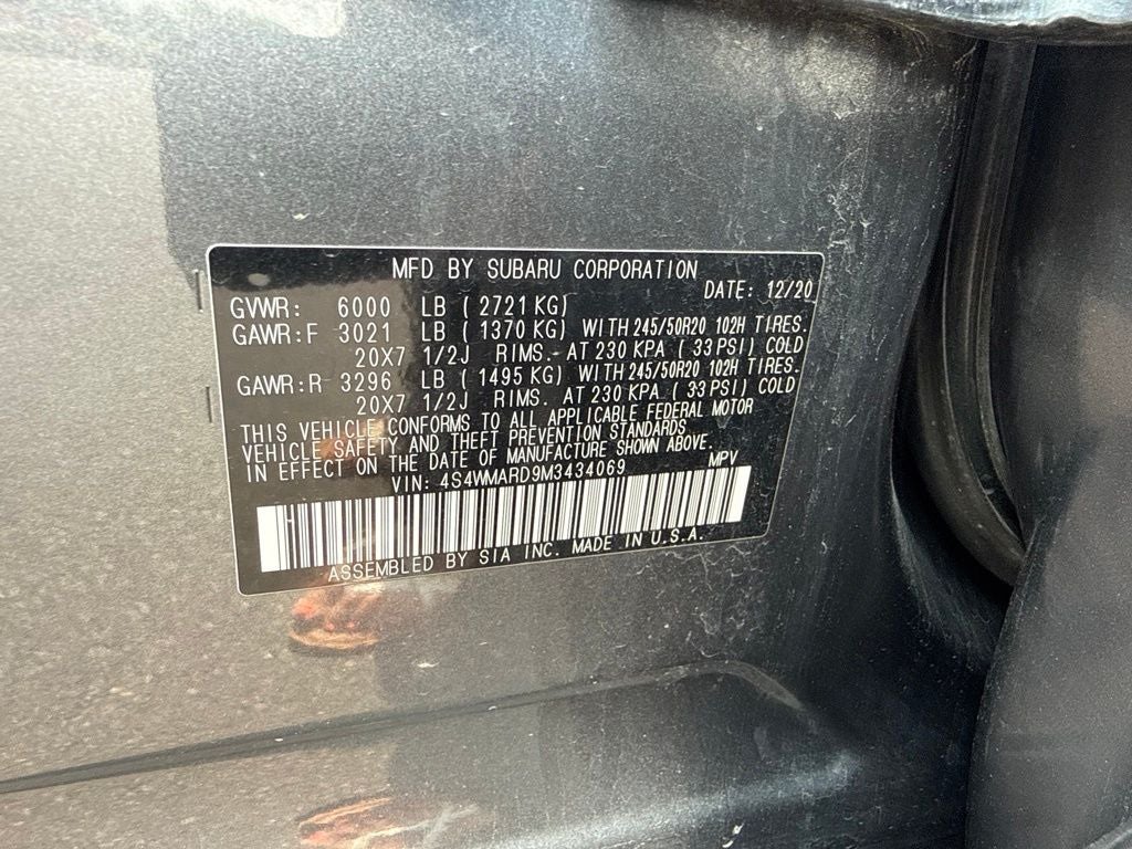 2021 Subaru Ascent Touring