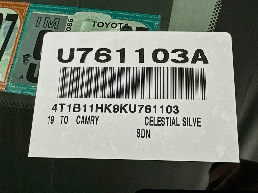 2019 Toyota Camry SE