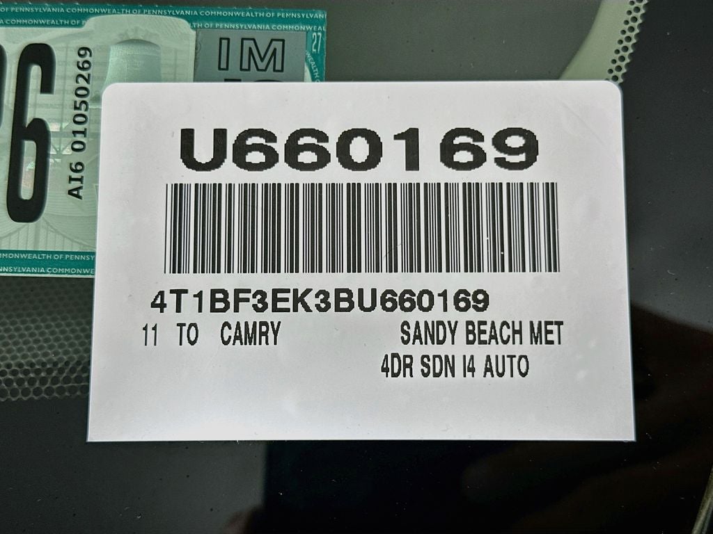 2011 Toyota Camry XLE