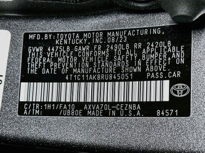 2024 Toyota Camry LE