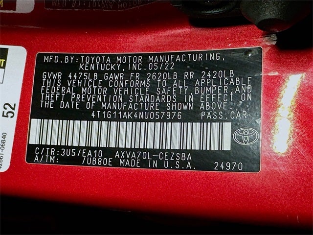 2022 Toyota Camry SE