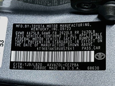 2024 Toyota Camry XSE
