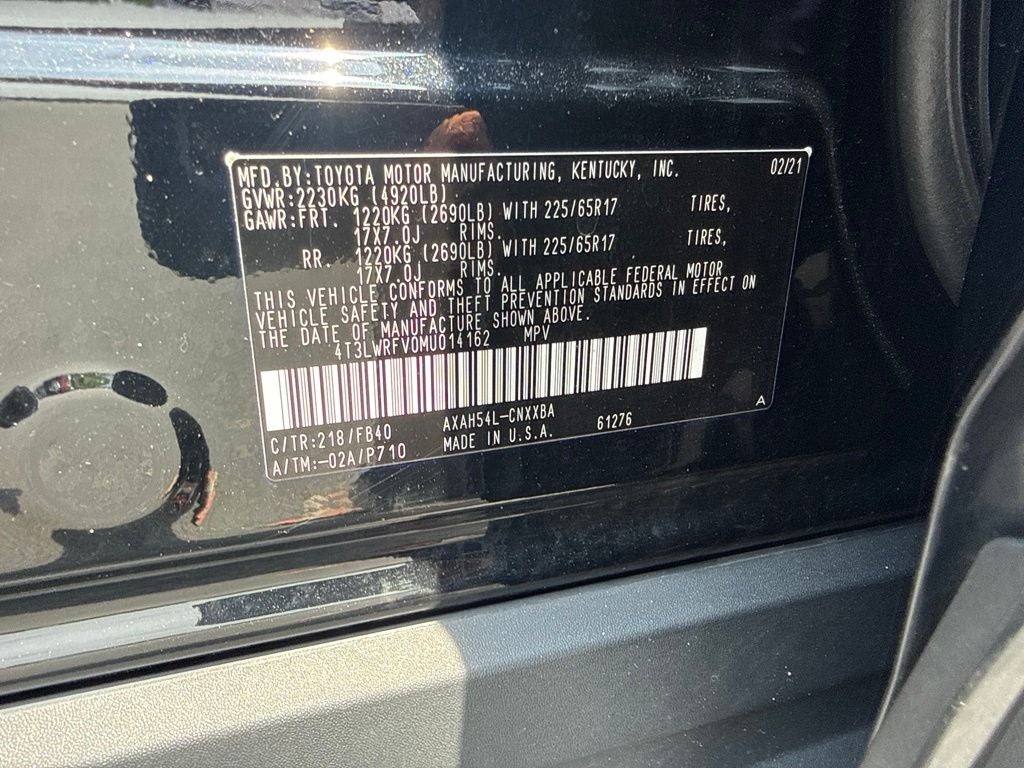 2021 Toyota RAV4 Hybrid LE
