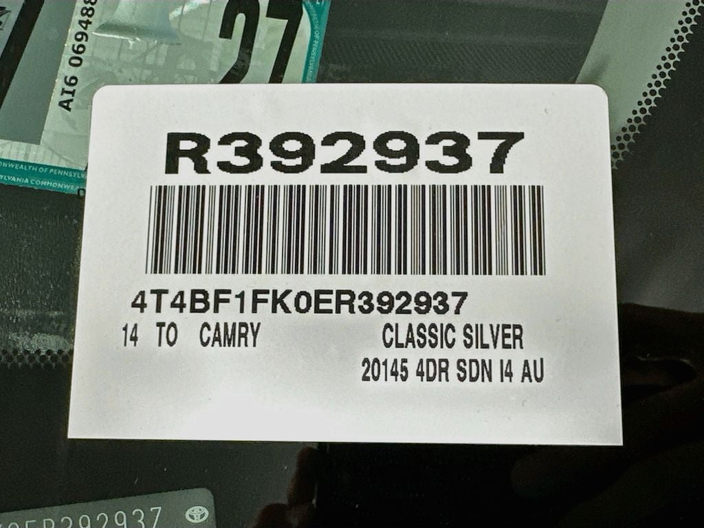 2014 Toyota Camry XLE 2014.5