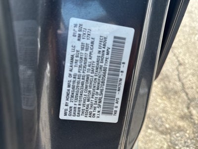 2016 Honda Odyssey EX-L