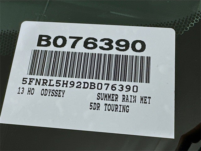 2013 Honda Odyssey Touring