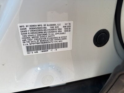 2016 Honda Pilot EX-L w/Navigation