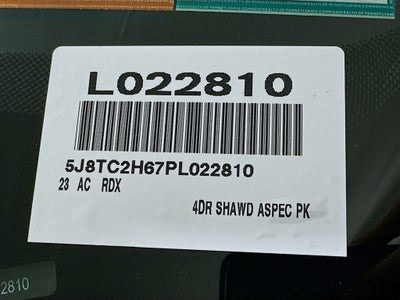 2023 Acura RDX A-Spec Package SH-AWD