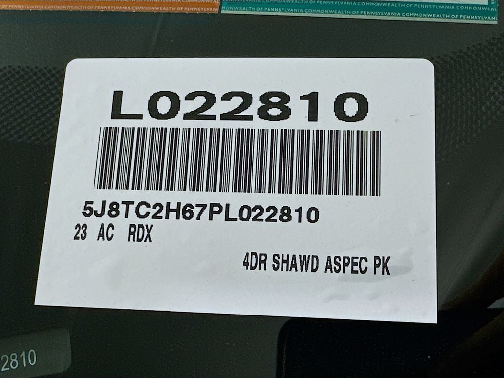 2023 Acura RDX A-Spec Package SH-AWD