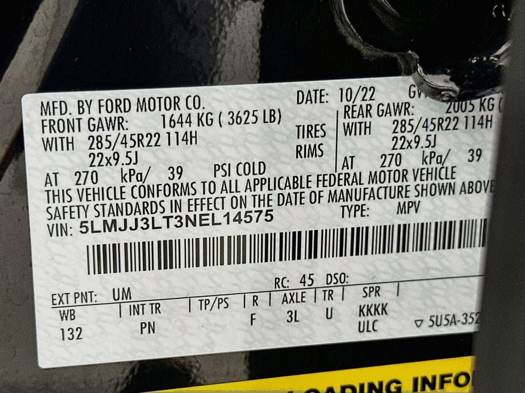 2022 Lincoln Navigator L Reserve