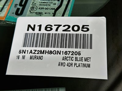 2016 Nissan Murano Platinum