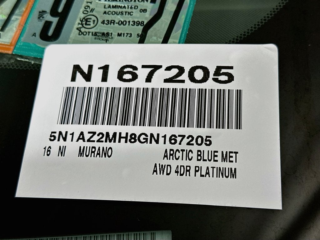 2016 Nissan Murano Platinum