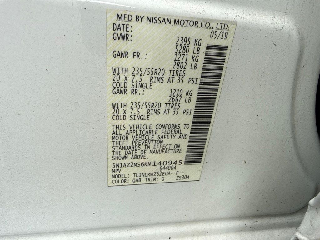 2019 Nissan Murano SL