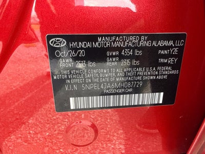 2021 Hyundai Sonata SEL