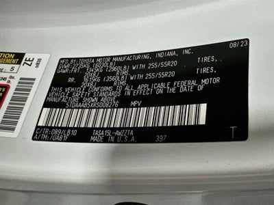 2024 Toyota Grand Highlander Platinum