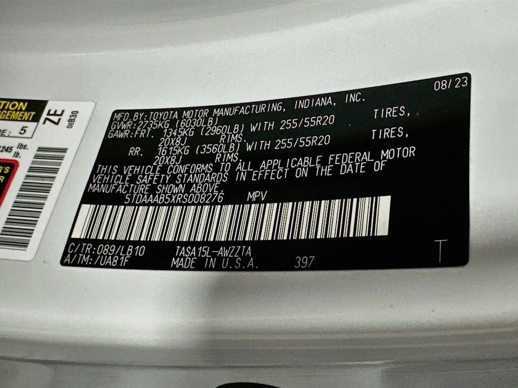 2024 Toyota Grand Highlander Platinum