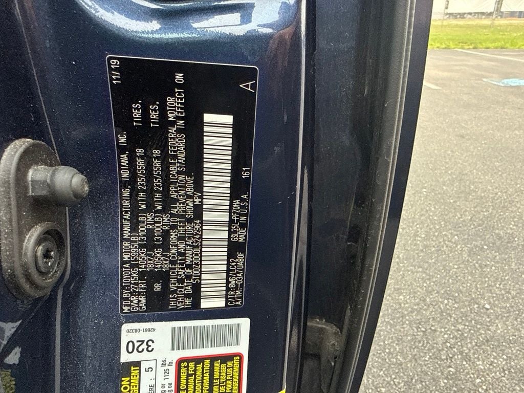 2020 Toyota Sienna XLE Premium 7 Passenger