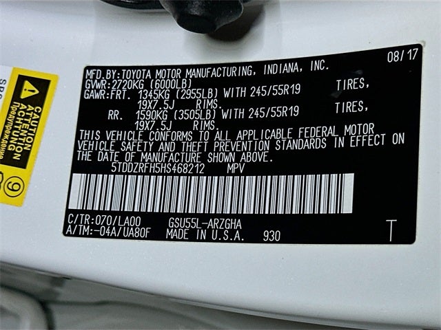 2017 Toyota Highlander Limited