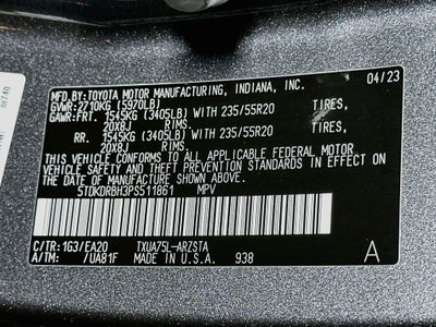 2023 Toyota Highlander XSE