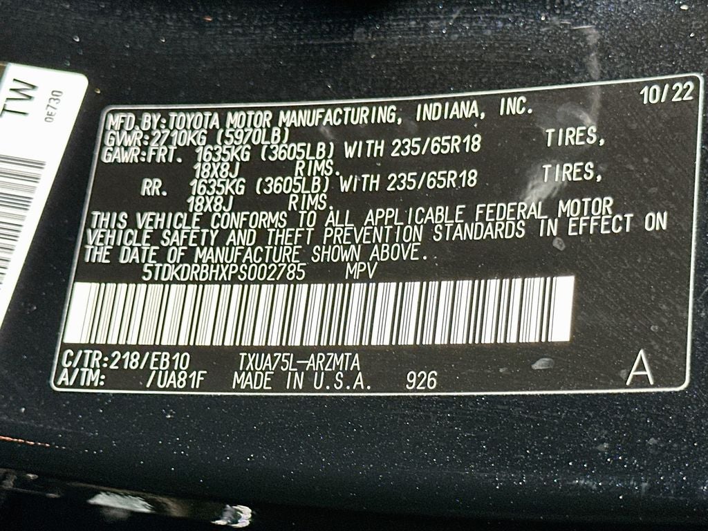 2023 Toyota Highlander XLE