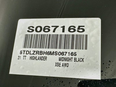 2021 Toyota Highlander XSE