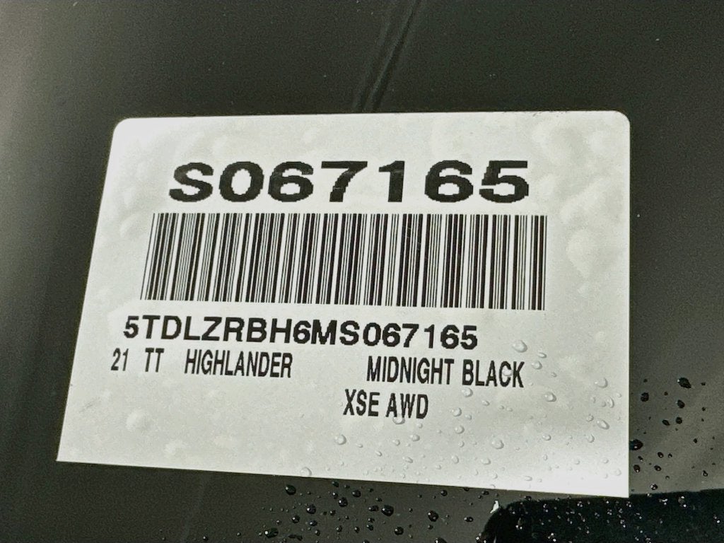 2021 Toyota Highlander XSE
