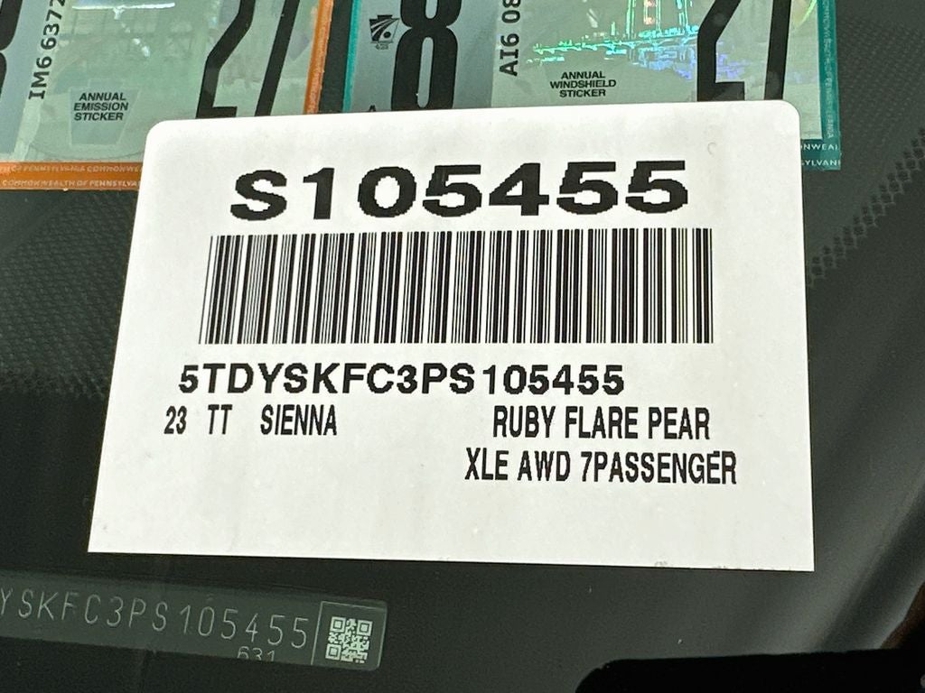 2023 Toyota Sienna XLE 7 Passenger