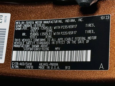 2024 Toyota Sienna XLE 7 Passenger